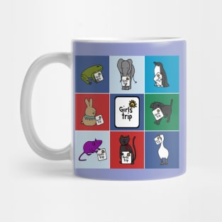 Cute Animals Girls Trip Mug